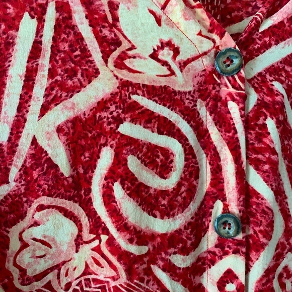 Vintage Boho Batik Silk Crop Top - Picture 14 of 15